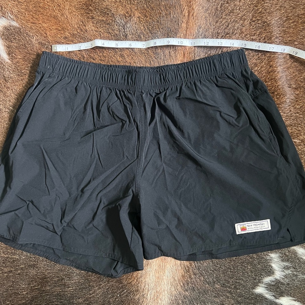 New Frontier Charcoal Elastic Shorts